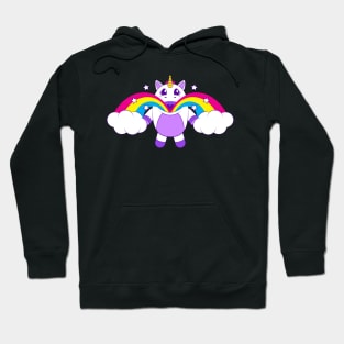 Unicorn and Rainbows Hoodie